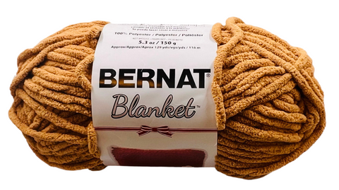 86012 Carmel - Bernat Super Bulky Blanket Yarn 129yd, 150gr Ball