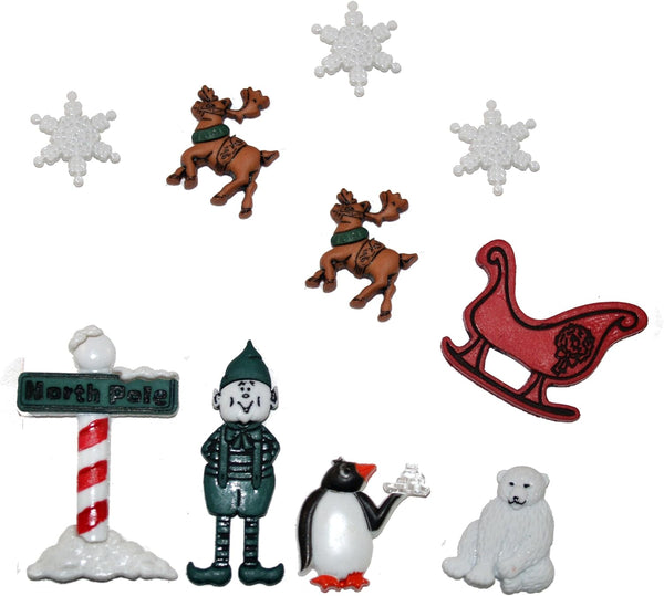 Christmas & Winter Button Assortments