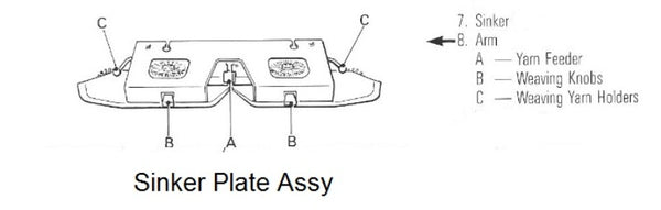 Silver Reed / Studio  Knitting Machine Parts