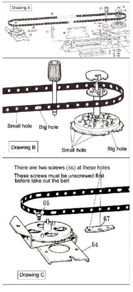 Timing Belt - Brother Knitting Machine