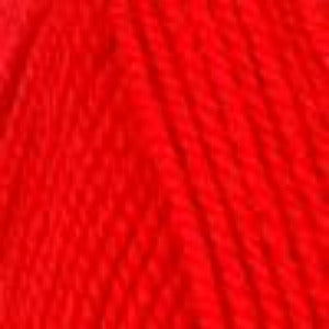 1386 Christmas Red - Plymouth Encore Worsted Yarn 100gm Ball