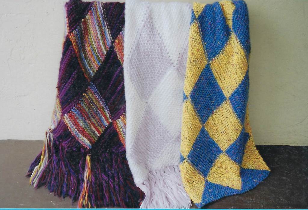 Ann Norling Entrelac Throw Pattern #34