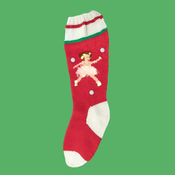 Ballerina Christmas Stocking Kit - Red - 7020-R