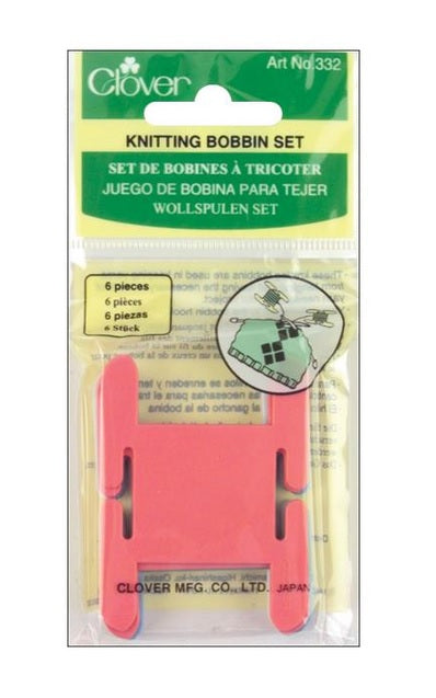 Clover Knitting Bobbin Set 6 pcs - #332