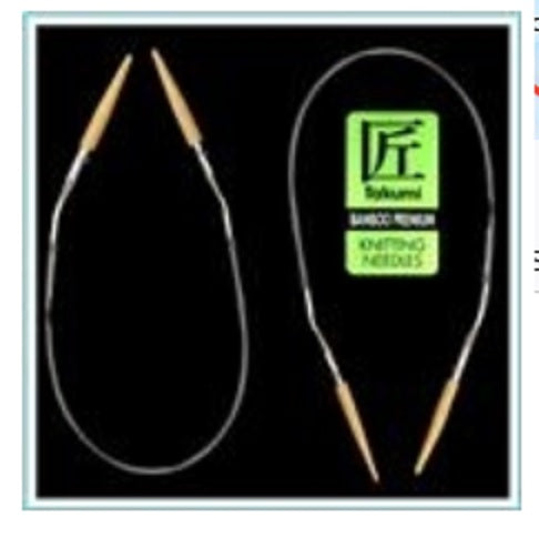 Clover Circular Bamboo Needles