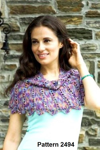 Plymouth Colorando Violetta #604 - Purple, Yellow Orange & Blue Multi Color Yarn