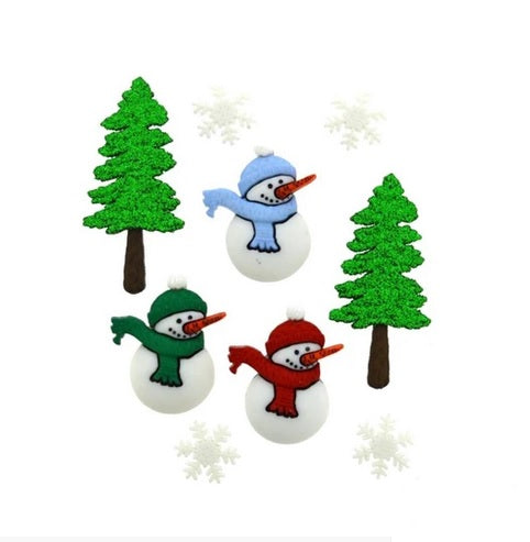 Christmas & Winter Button Assortments