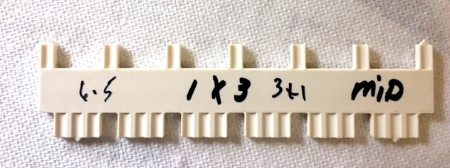 Needle Pusher 1x3 - 6.5mm - Mid Gauge Knitting Machine