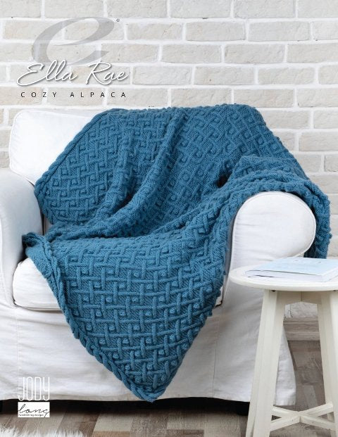 Regan Throw Pattern #ER1161-01 by Ella Rae