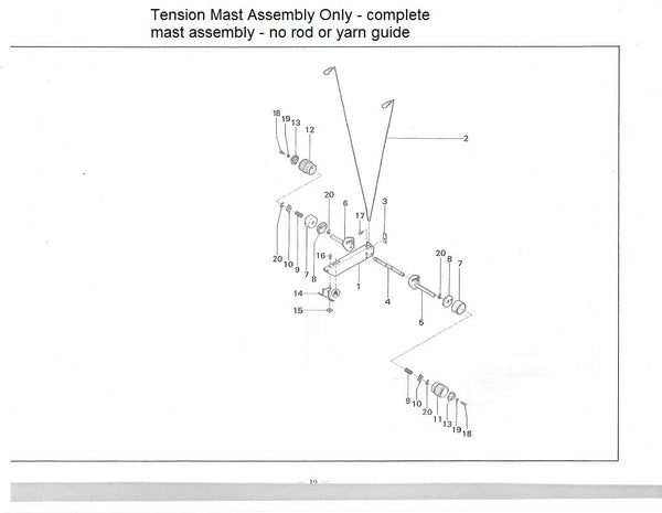 Yarn Tension Unit -Studio Knitting Machine
