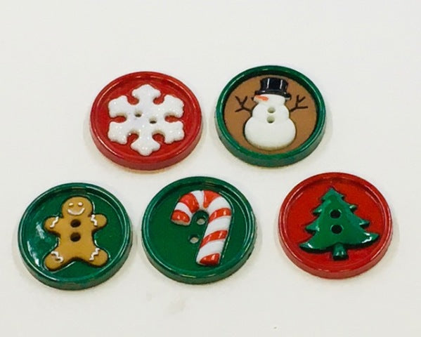 Christmas & Winter Button Assortments