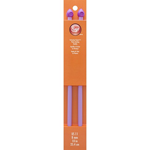 Boye Single Point Plastic Knitting Needles