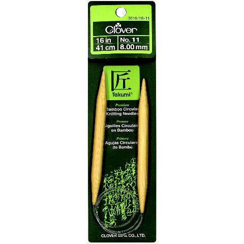 Clover Circular Bamboo Needles