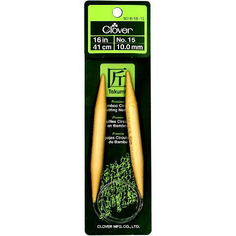 Clover Circular Bamboo Needles