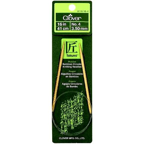 Clover Circular Bamboo Needles