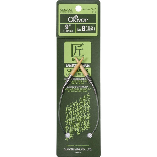 Clover Circular Bamboo Needles