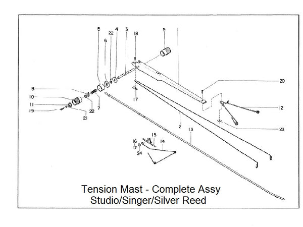 Yarn Tension Unit -Studio Knitting Machine