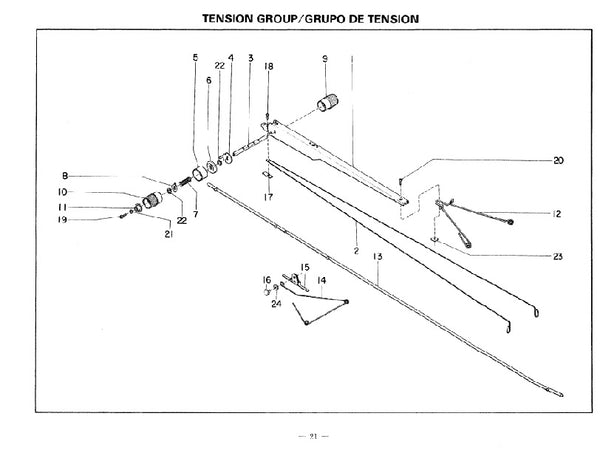 Yarn Tension Unit -Studio Knitting Machine