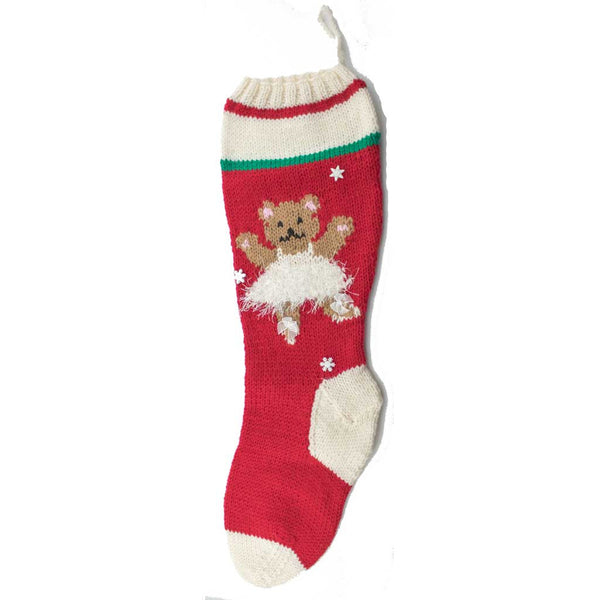 Red Ballerina Bear Christmas Stocking Kit - #7003-RK