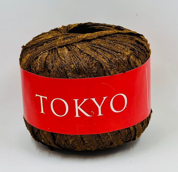 Ribbon Yarn, Tokyo Summer Yarn by Feza, Thick & Thin Eyelash Yarn