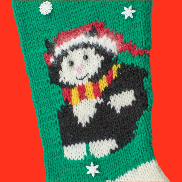 Christmas Kitty Christmas Stocking Kit - 7015-K