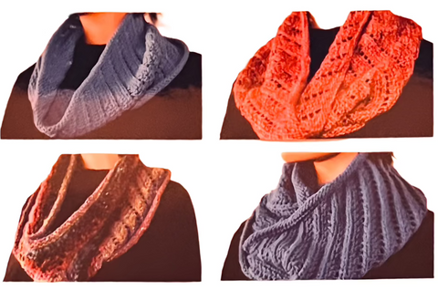 Ann Norling Cowl On The Diagonal Pattern #72