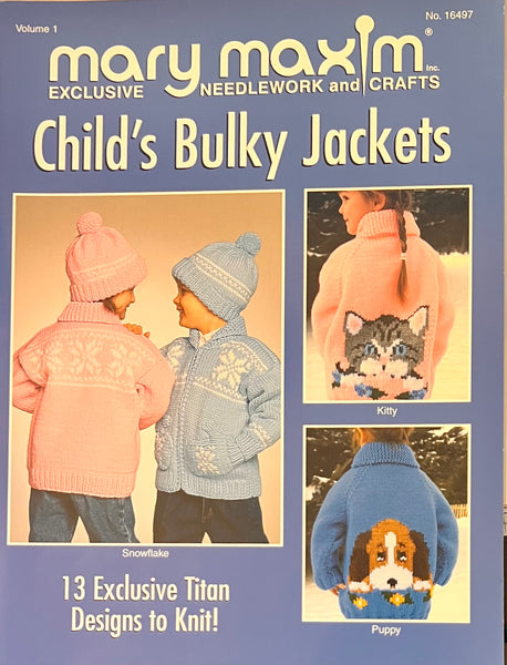 Child's Bulky Jackets - Mary Maxim