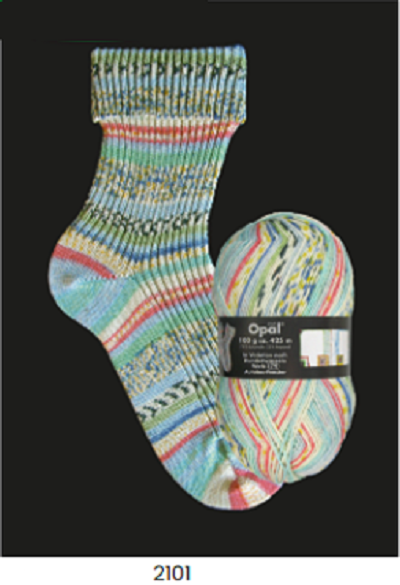 Opal Sock Yarn by Diamond - Self Striping Multi Color