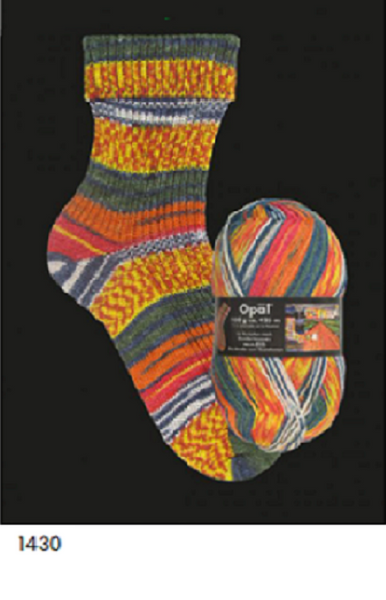 Opal Sock Yarn by Diamond - Self Striping Multi Color