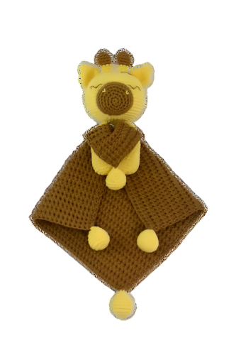 Giraffe Lovey Amigurumi Blanket Kit by Circulo