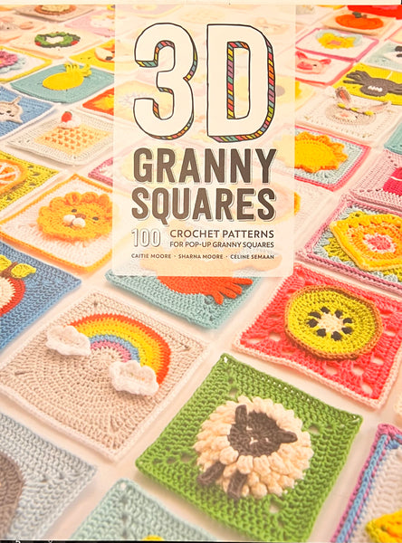 3D Granny Squares 100 Crochet Patterns