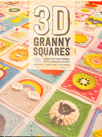 3D Granny Squares 100 Crochet Patterns