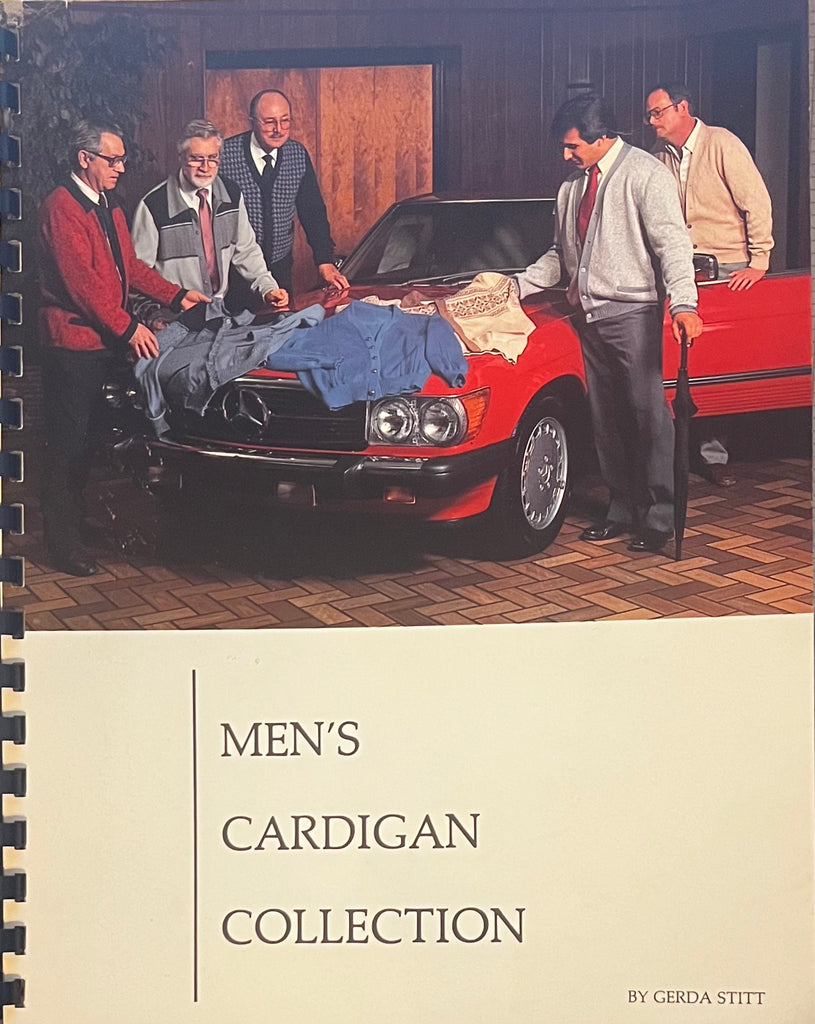 Men's Cardigan Collection (Knitting Machine Patterns) - by Gerda Stitt (Used Booklet)