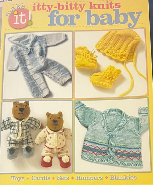 Itty-Bitty Knits For Baby - Patterns by SoHo Publishing (used)
