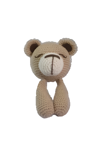 Teddy Bear Lovey Amigurumi Blanket Kit - Color 4