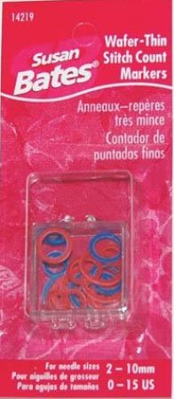 Susan Bates Wafer Thin Stitch Count Markers #14219
