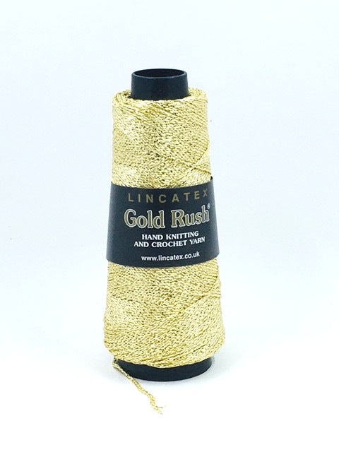 Closet Yarn Gold Knitting Polyester Rush (Lurex) Metalized –