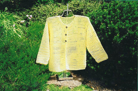 Ann Norling Crochet Cardigan Pattern #44
