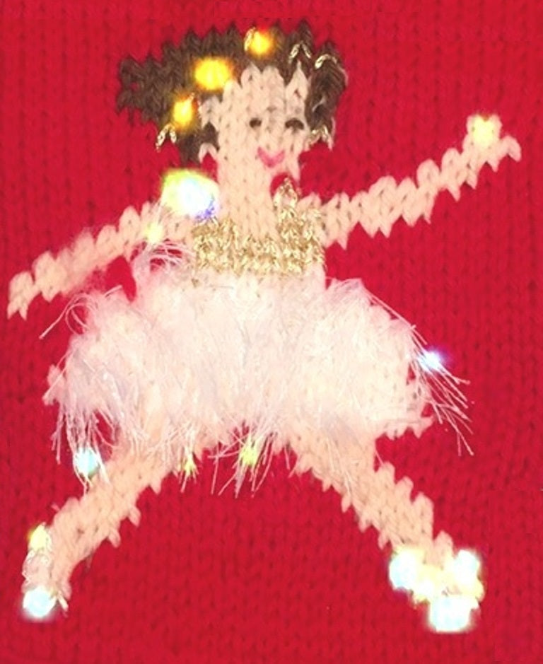 Ballerina Christmas Stocking Kit - Red - 7020-R