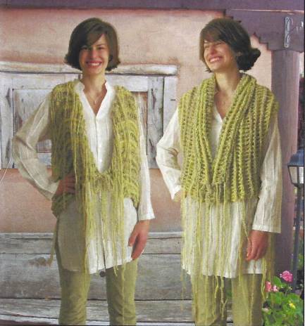 Two Way Sweater or Shrug Knitting Pattern