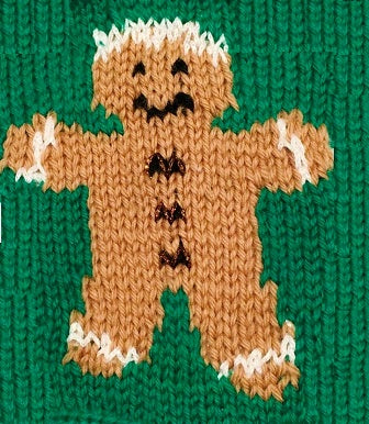 Gingerbread Man Christmas Stocking Kit - 7031