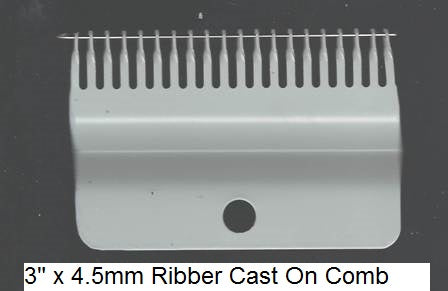 Ribber Cast On Comb for Knitting Machine