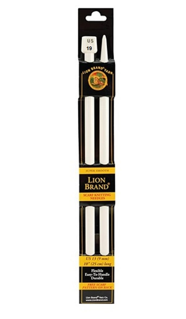 Lion Brand Jumbo Straight Plastic Knitting Needles