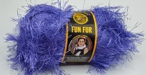  Lion Brand Yarn 320-147 Fun Fur Yarn, Grape