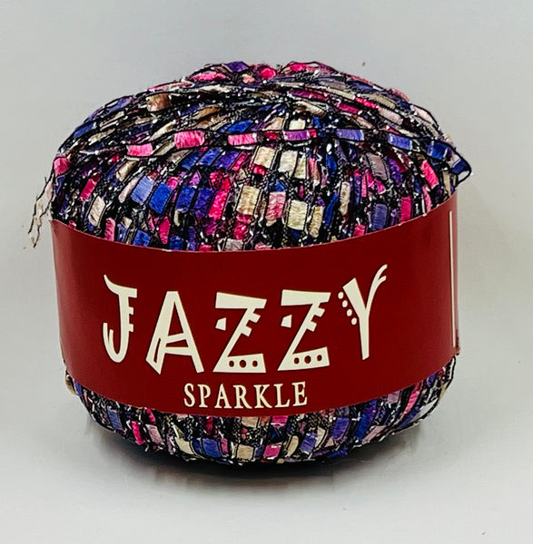 Jazzy Sparkle Ladder Yarn by FEZA Yarns